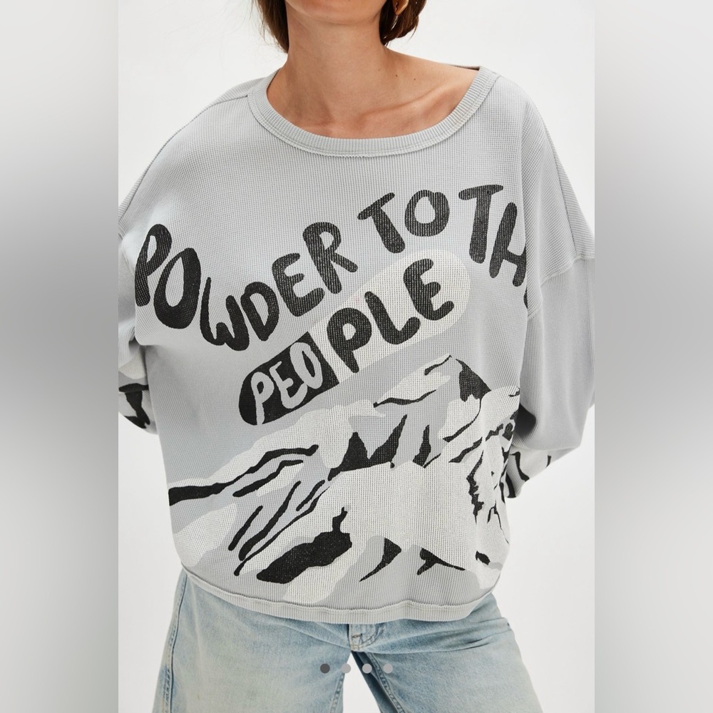 NWT FP Movement Power to the People Thermal Tee